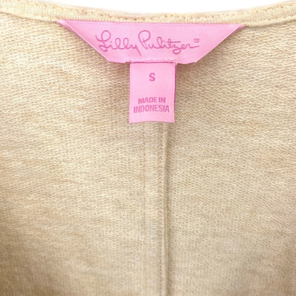 Lilly Pulitzer Clarkson Dress in Heathered Camel Sz M - Picture 11 of 16
